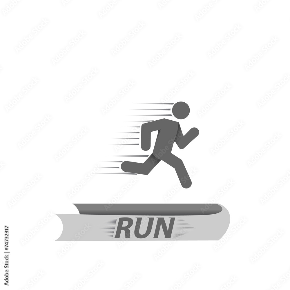 running man symbol
