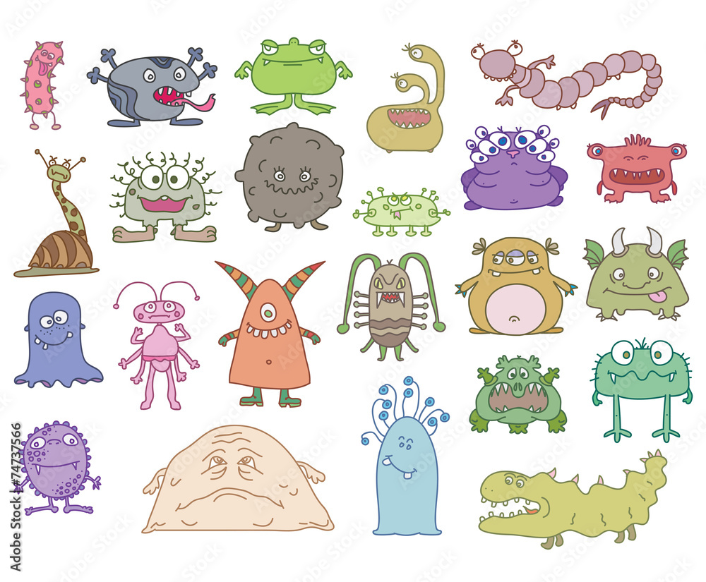 Obraz premium terrible monsters