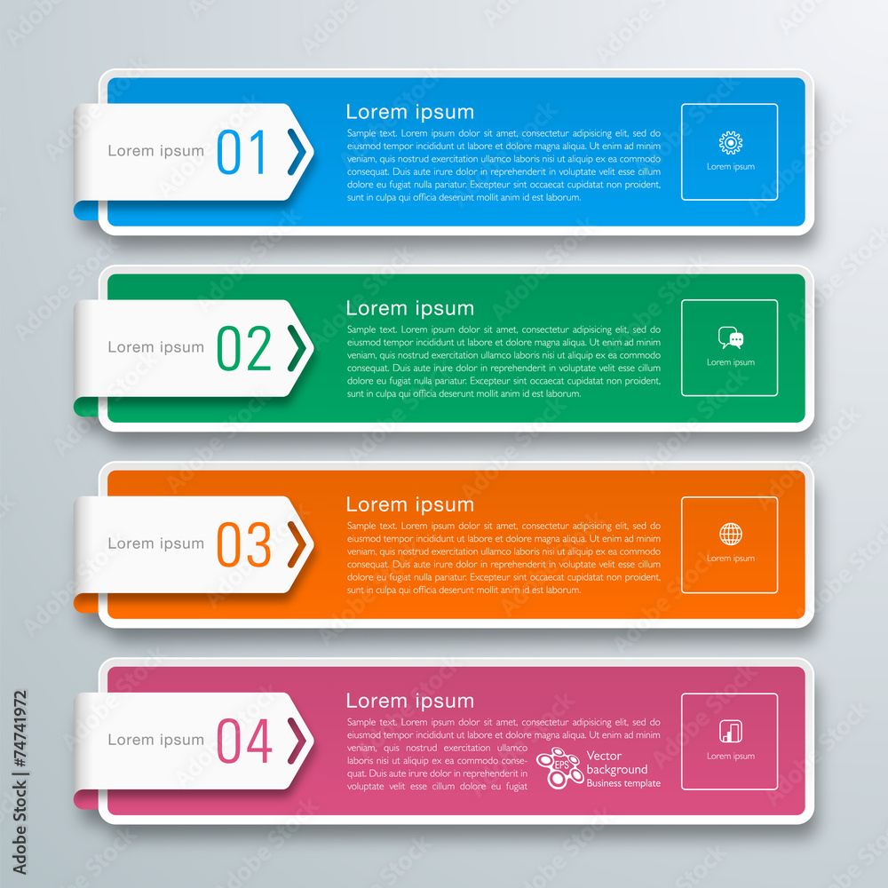 Infographics Web Banner & Label Design Infographics Web Banner & Label Design