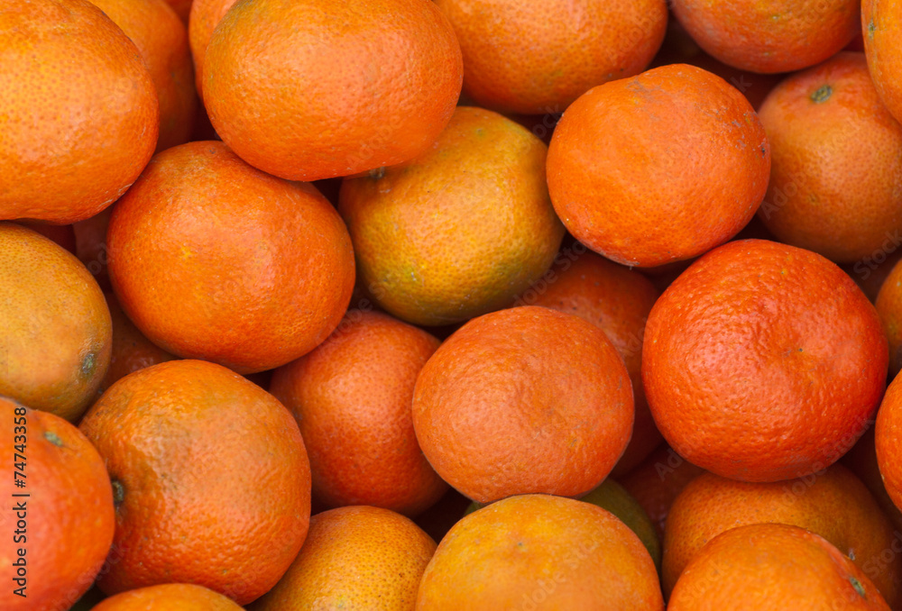 Ripe tangerines