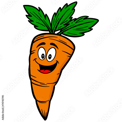 Carrot Cartoon Mascot