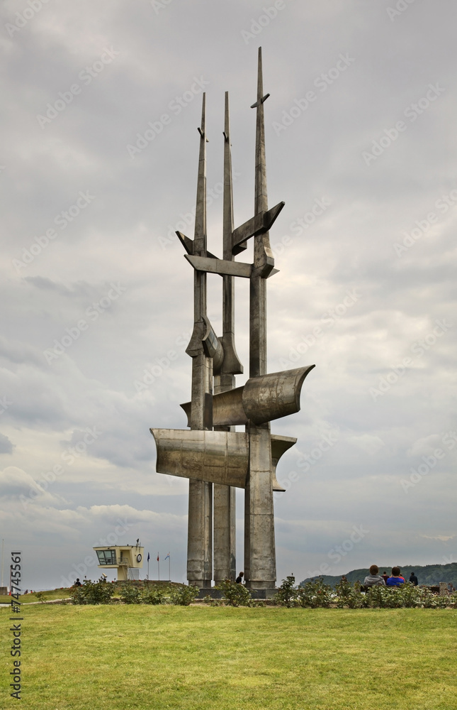 Obraz premium Kosciuszko Square in Gdynia. Poland