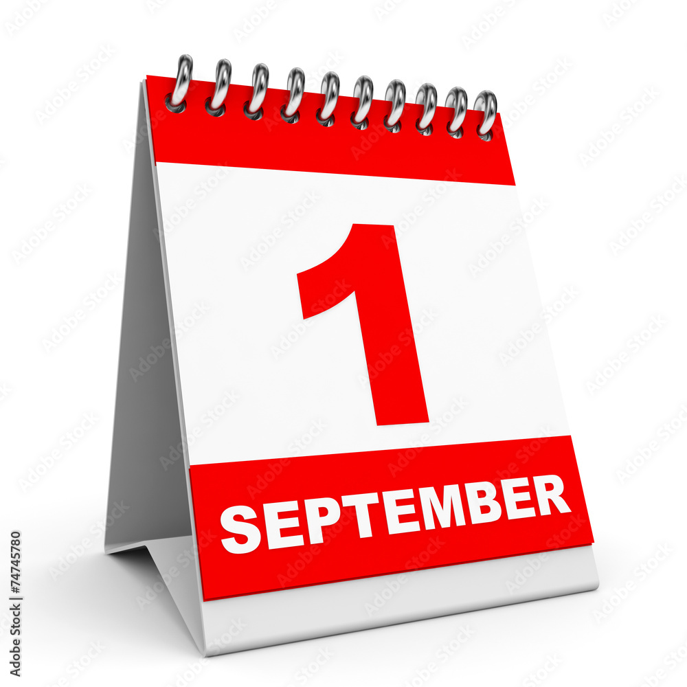 Calendar. 1 September. Calendar. 1 September.