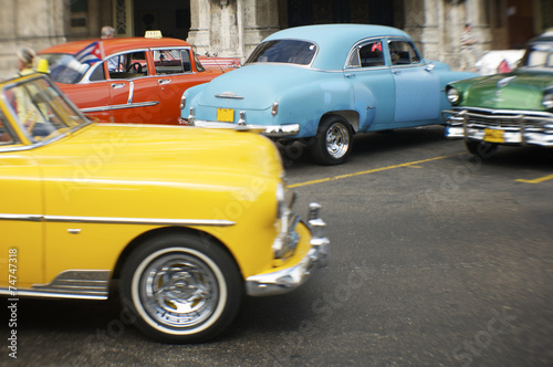 Vintage American Cars Havana Cuba