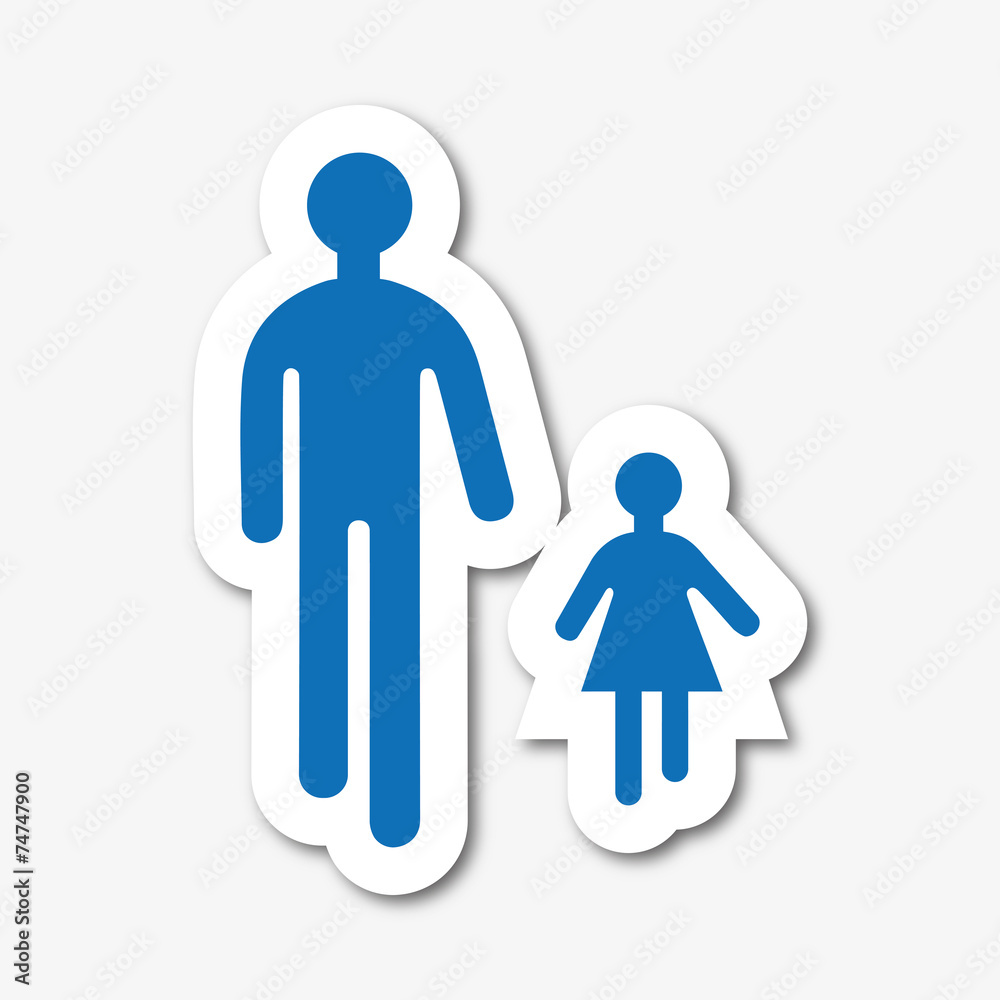 Logo aire piétonne. Logo aire piétonne.