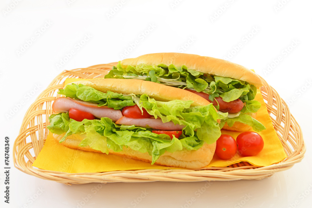 美味しそうなサンドイッチ 美味しそうなサンドイッチ