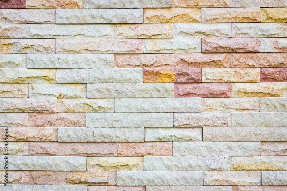 Fototapeta premium colorful grunge brick wall background with texture