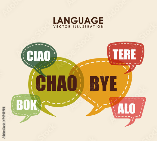 language poster design