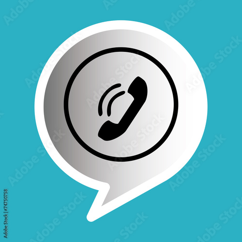 Telephone design, vector illustration.