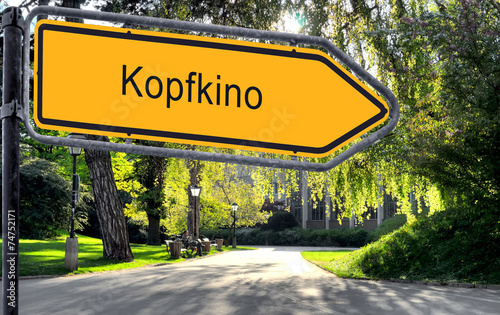 Strassenschild 25 - Kopfkino