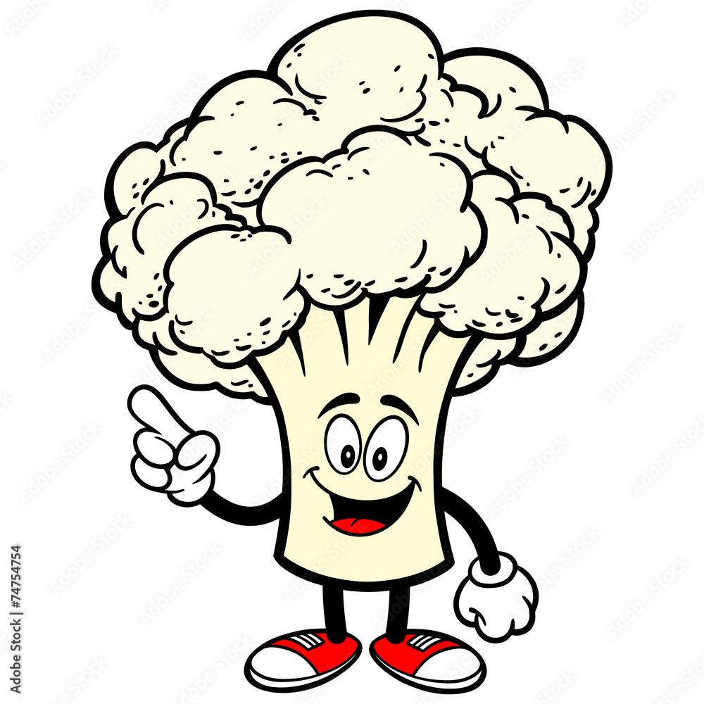 Obraz premium Cauliflower Talking