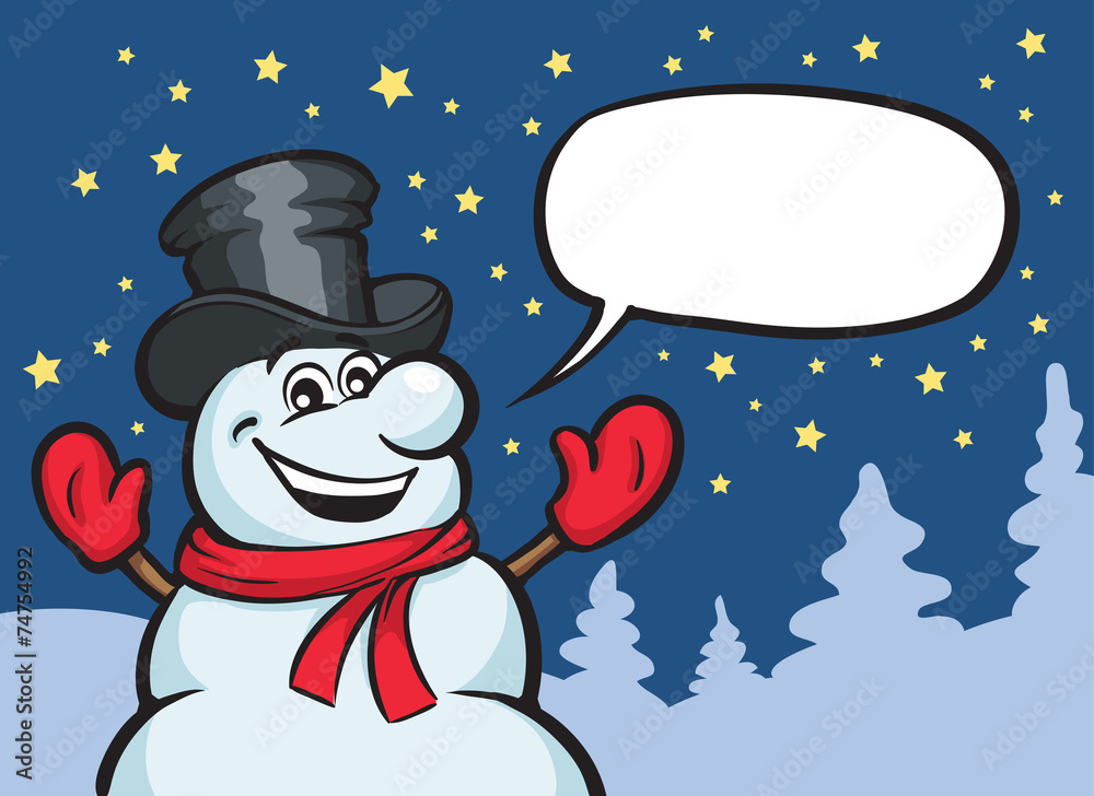 christmas snow man