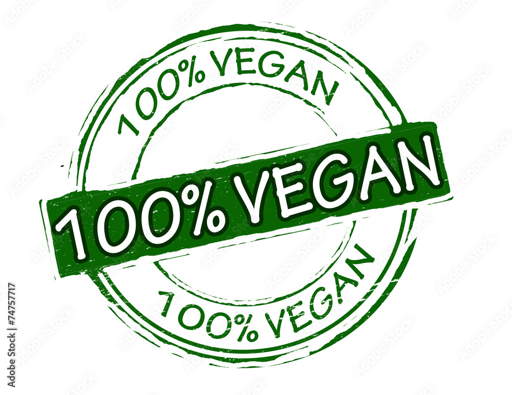 One hundred percent vegan One hundred percent vegan