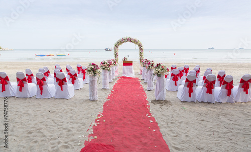 wedding venue on the beach