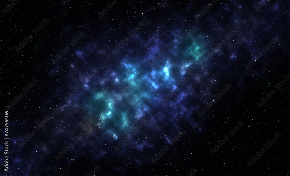 nebula galaxy with stars