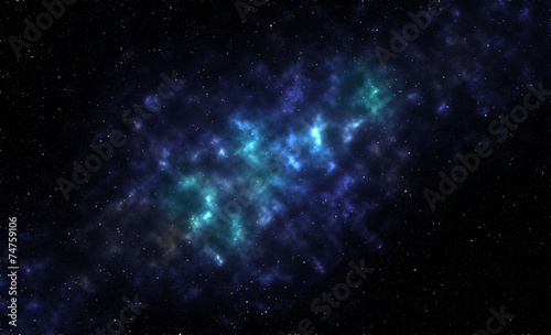 nebula galaxy with stars © april909