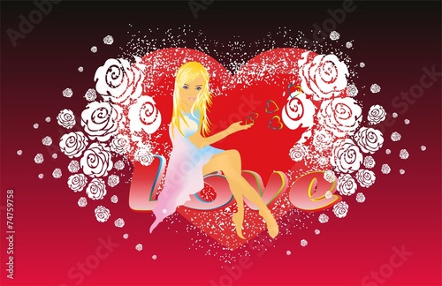 dekoracja na dzień zakochanych,