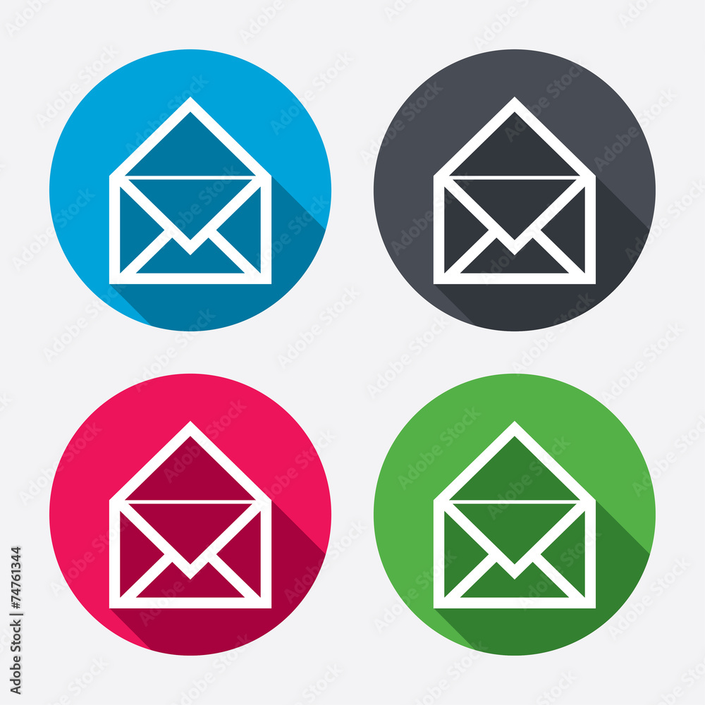 Mail icon. Envelope symbol. Message sign. Mail icon. Envelope symbol. Message sign.