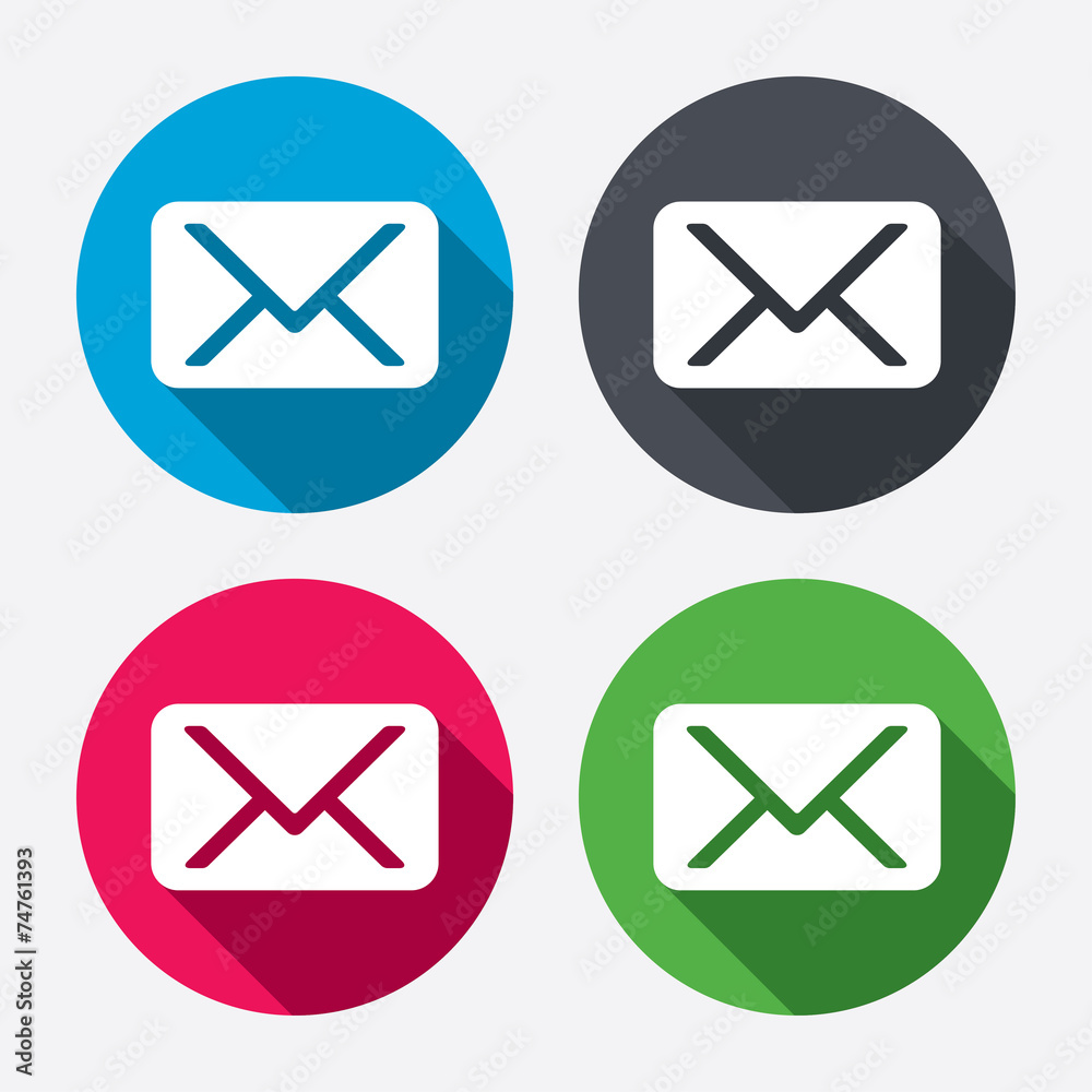 Mail icon. Envelope symbol. Message sign. Mail icon. Envelope symbol. Message sign.
