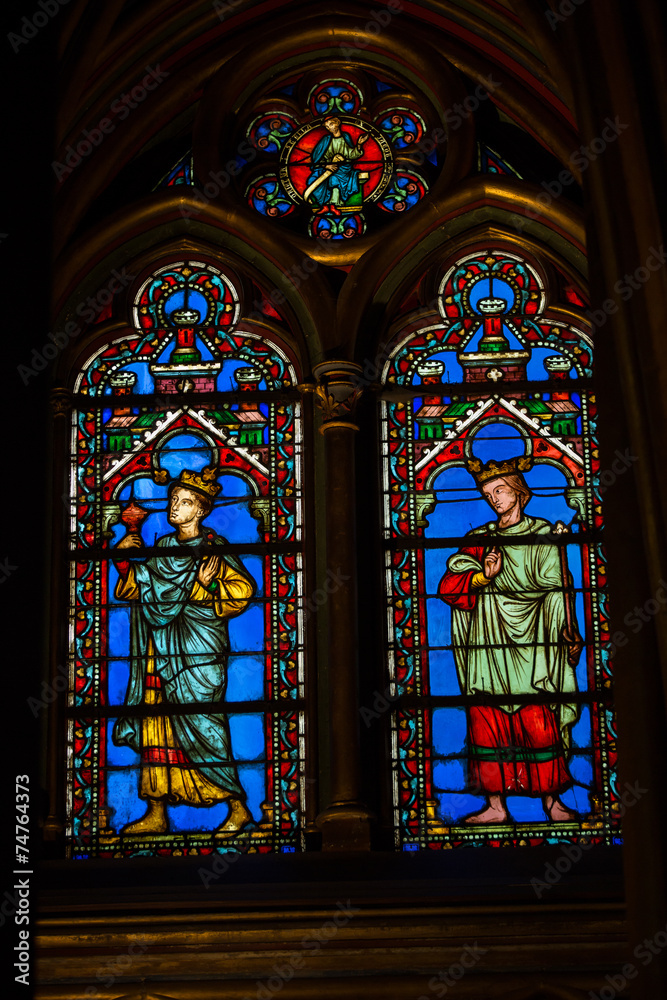 Paris - Interiors of the Sainte-Chapelle