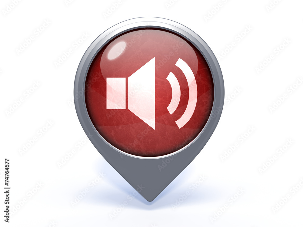 volume circular icon on white background volume circular icon on white background