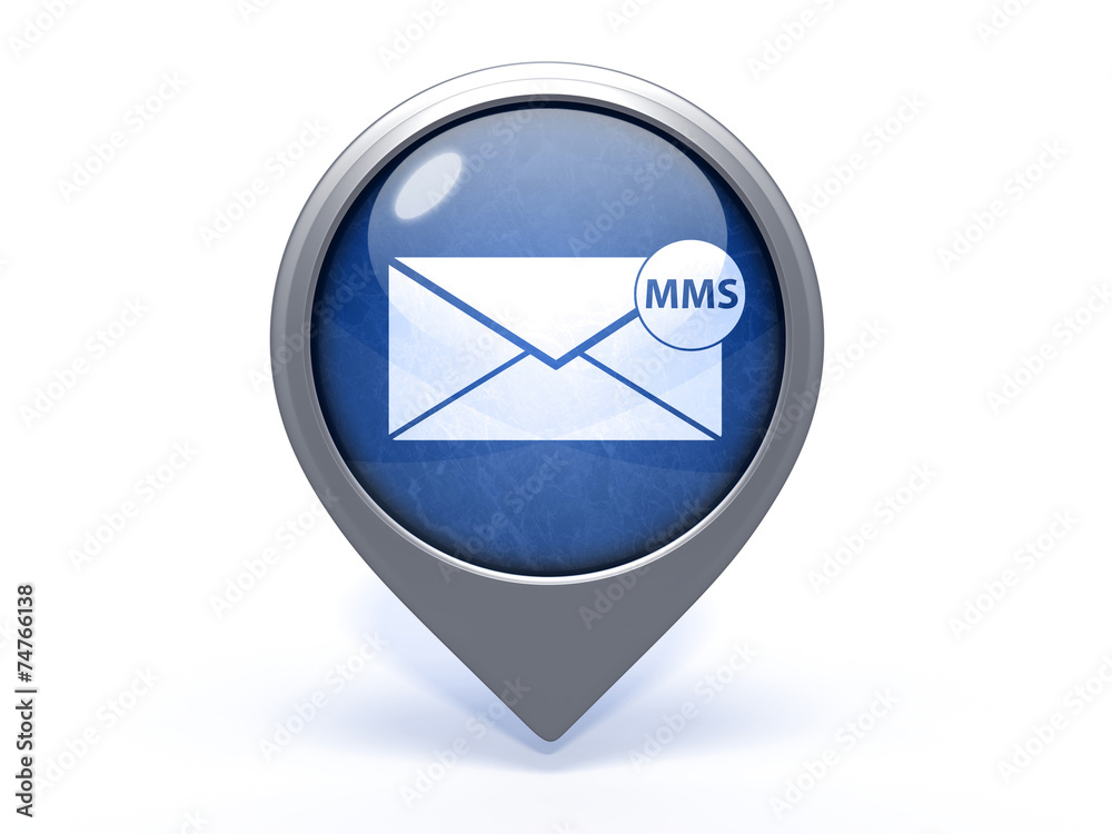 mms circular icon on white background mms circular icon on white background