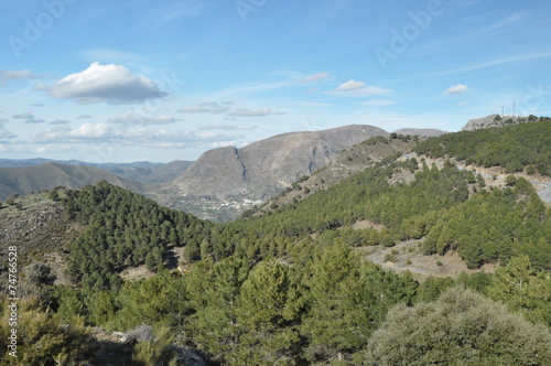 Sierra Nevada mountains in southern Spain, near Pradollano photo