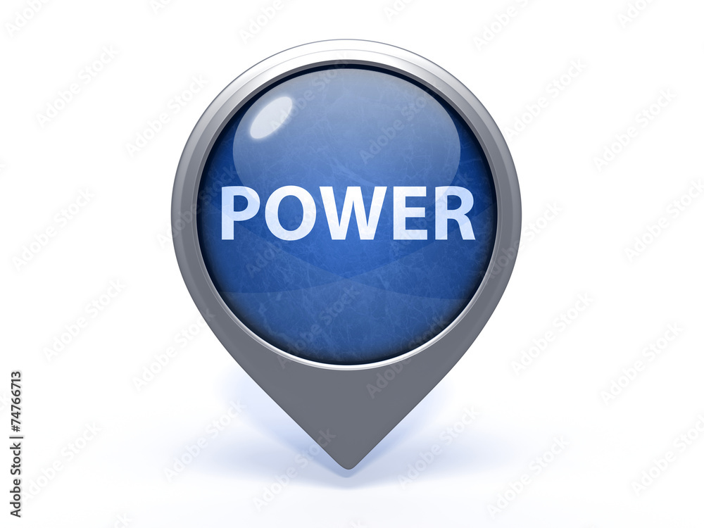 power circular icon on white background power circular icon on white background