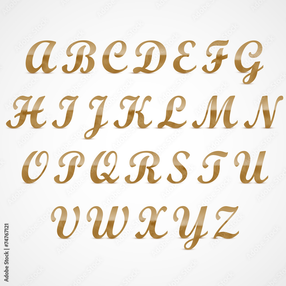 Fototapeta premium Wooden letters