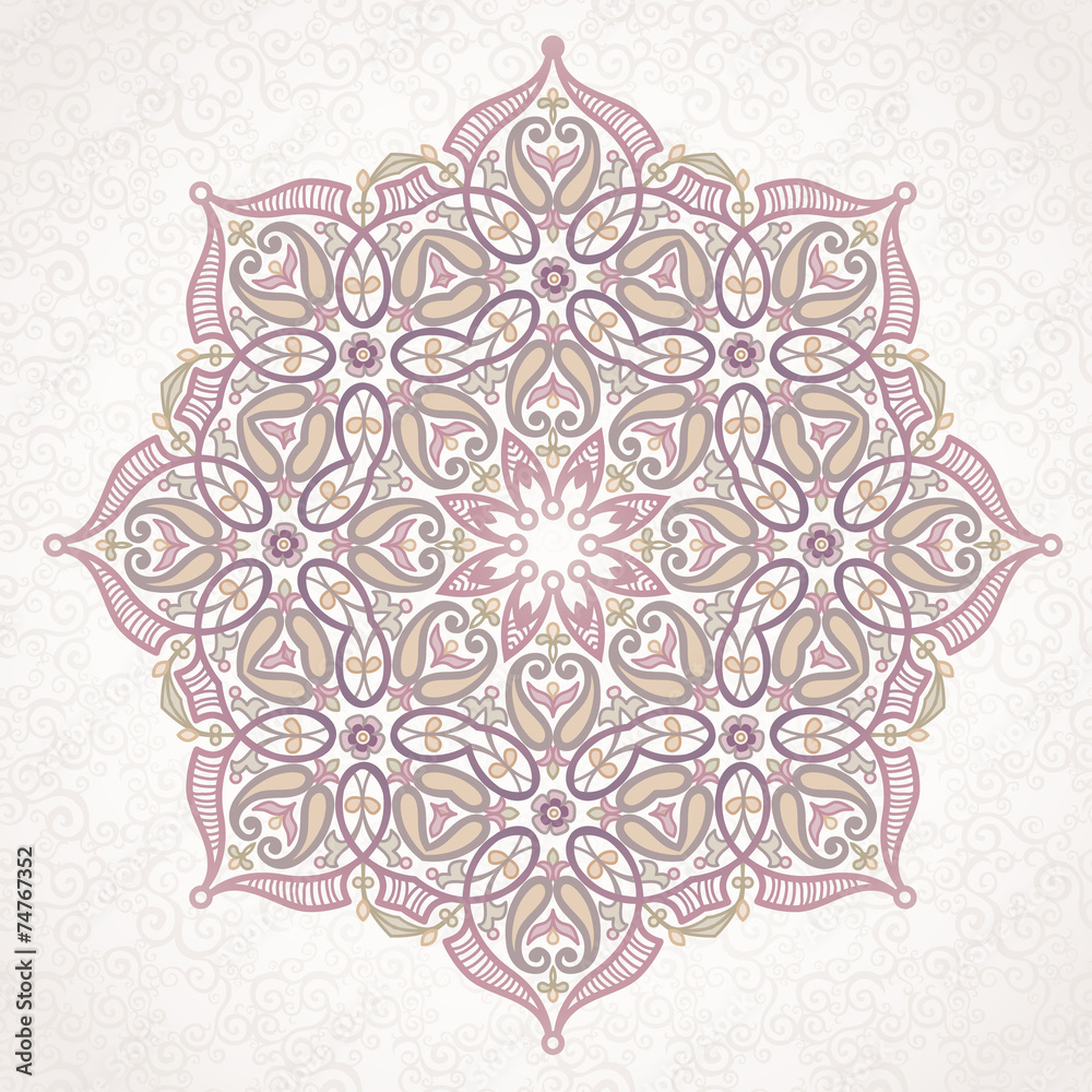 Vector pattern in Eastern style.