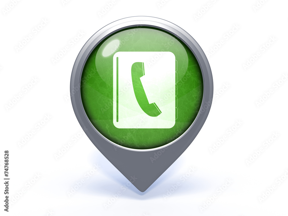 phonebook circular icon on white background phonebook circular icon on white background