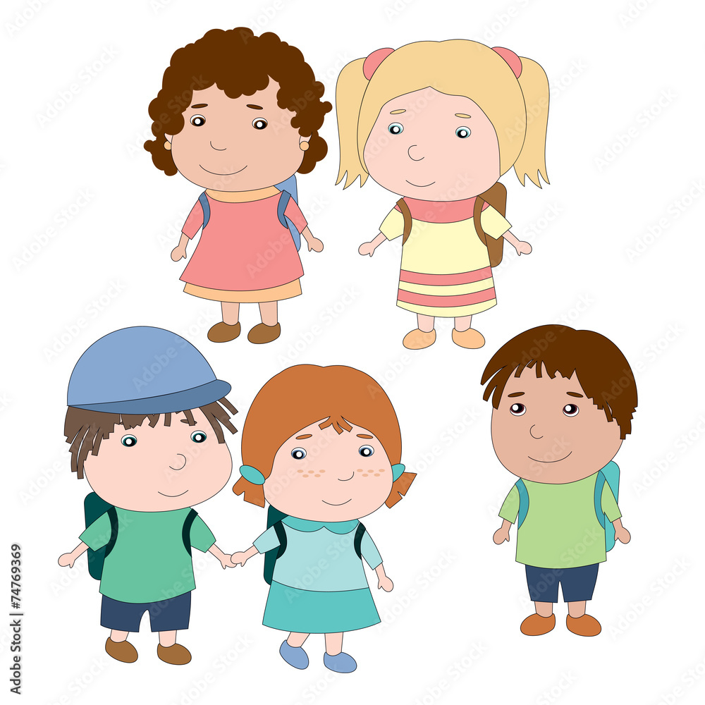Group of School Children Group of School Children