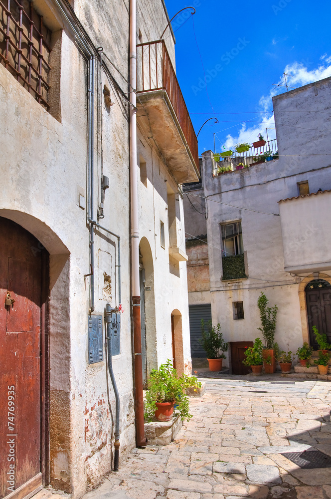 Alleyway. Altamura. Puglia. Italy.