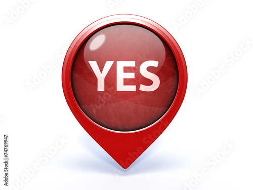 Free Download yes pointer icon on white background - GFXLoad
