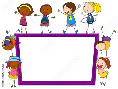 Children and frame