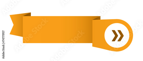 VECTOR BUTTON (orange arrows click here icon)