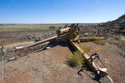 Artillery on the Golan Heights