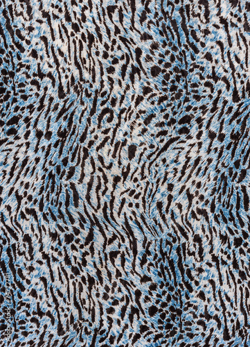 texture of print fabric stripes leopard