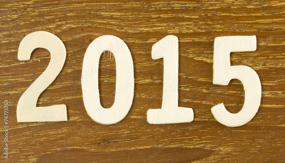 2015 Year Wooden text background 2015 Year Wooden text background