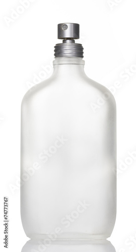 Blank Perfume Bottle White background