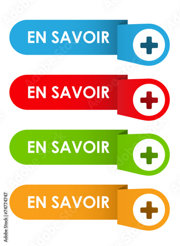 Bouton Web "EN SAVOIR +" (à propos lire plus d'informations)