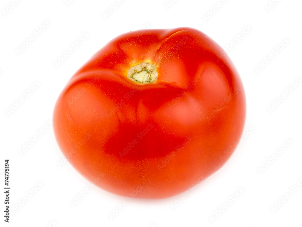Juicy ripe organic Australian red tomato isolated on white Juicy ripe organic Australian red tomato isolated on white