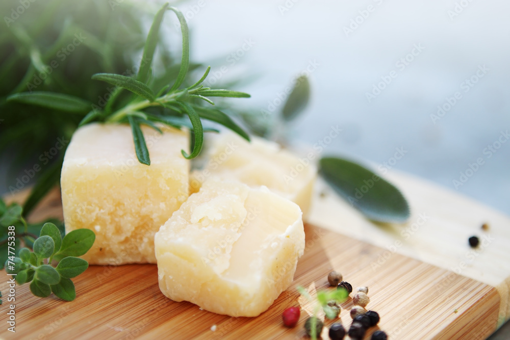 Parmesan with rosemary