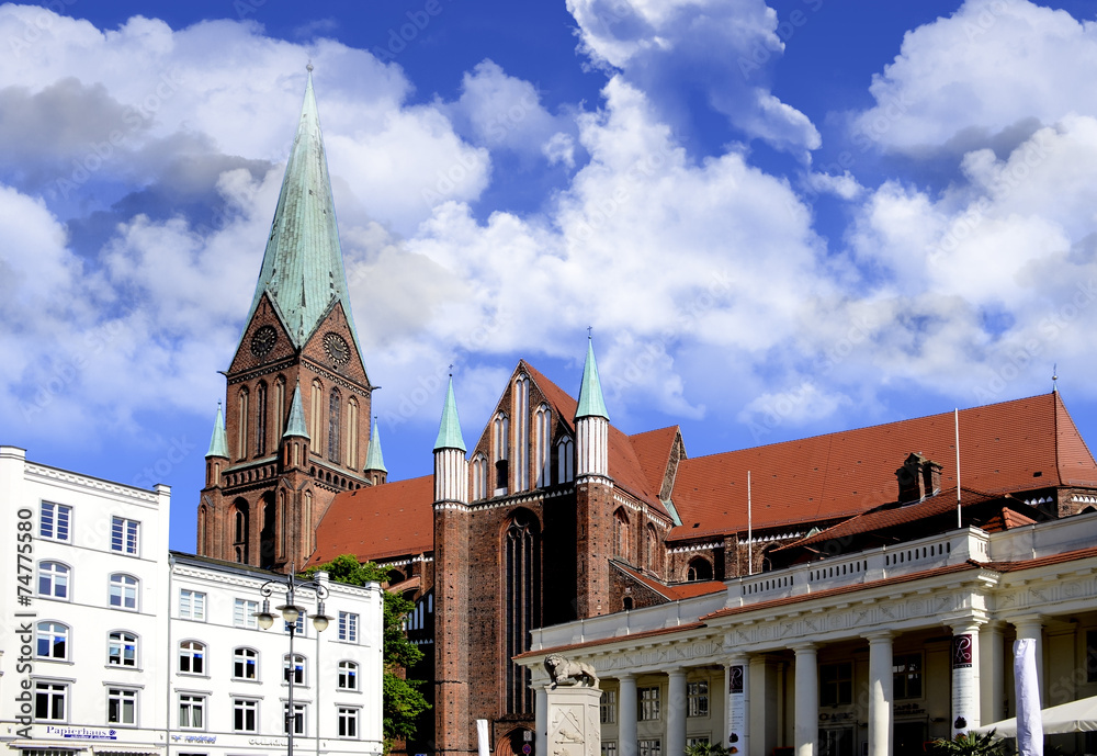 Obraz premium Schwerin Cathedral