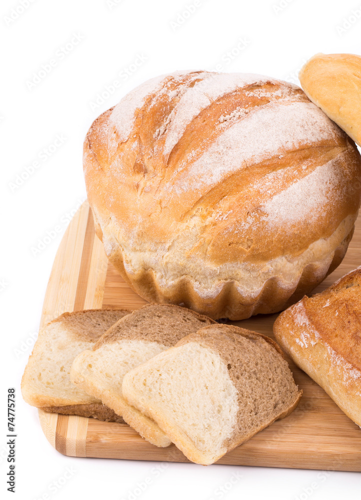 various kinds of bread