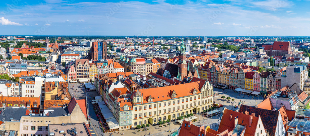 Obraz Rynek we Wrocławiu