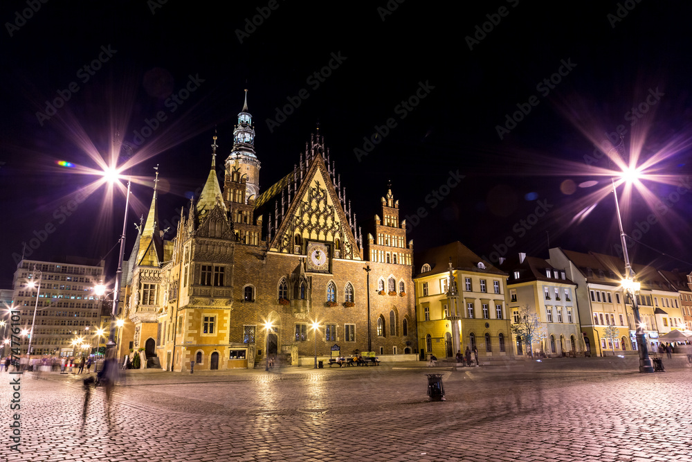 Obraz premium City Hall in Wroclaw