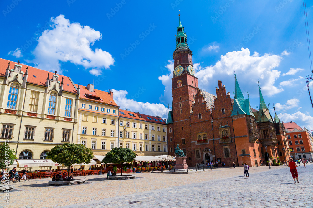 Fototapeta premium Ratusz we Wrocławiu