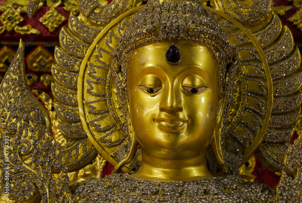 Golden statue of Buddha