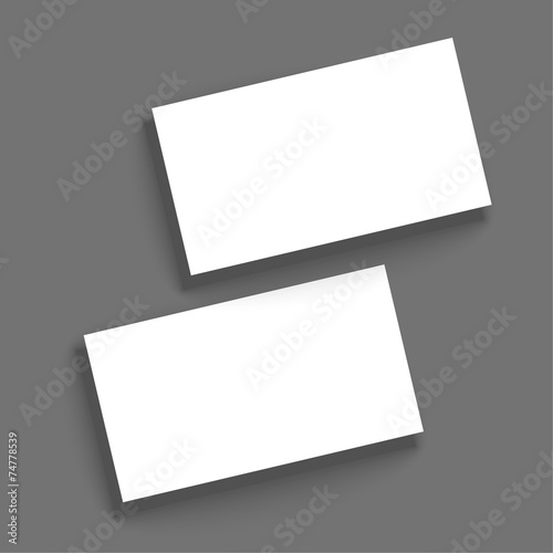 Template for business cards.